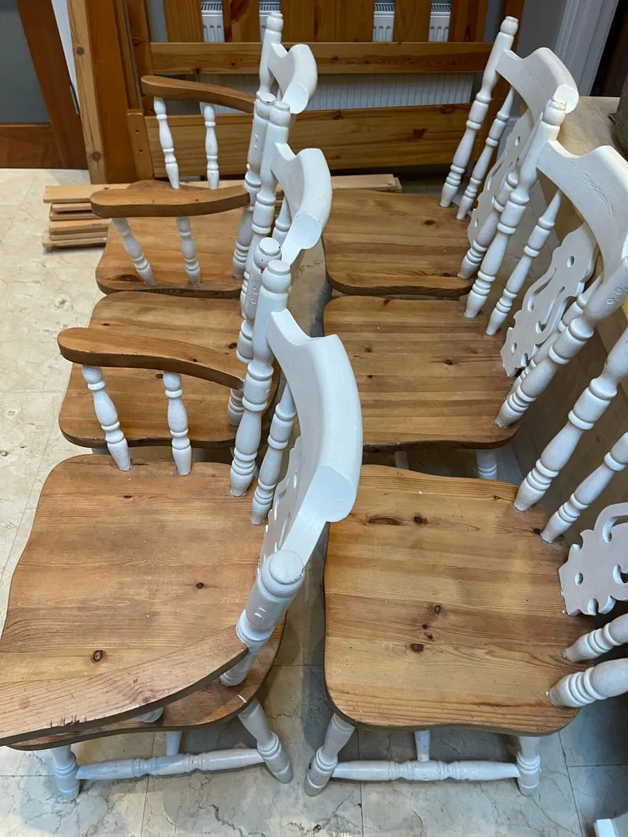 6 x Good Sturdy Kitchen Dining Chairs -Can Deliver - Image 2