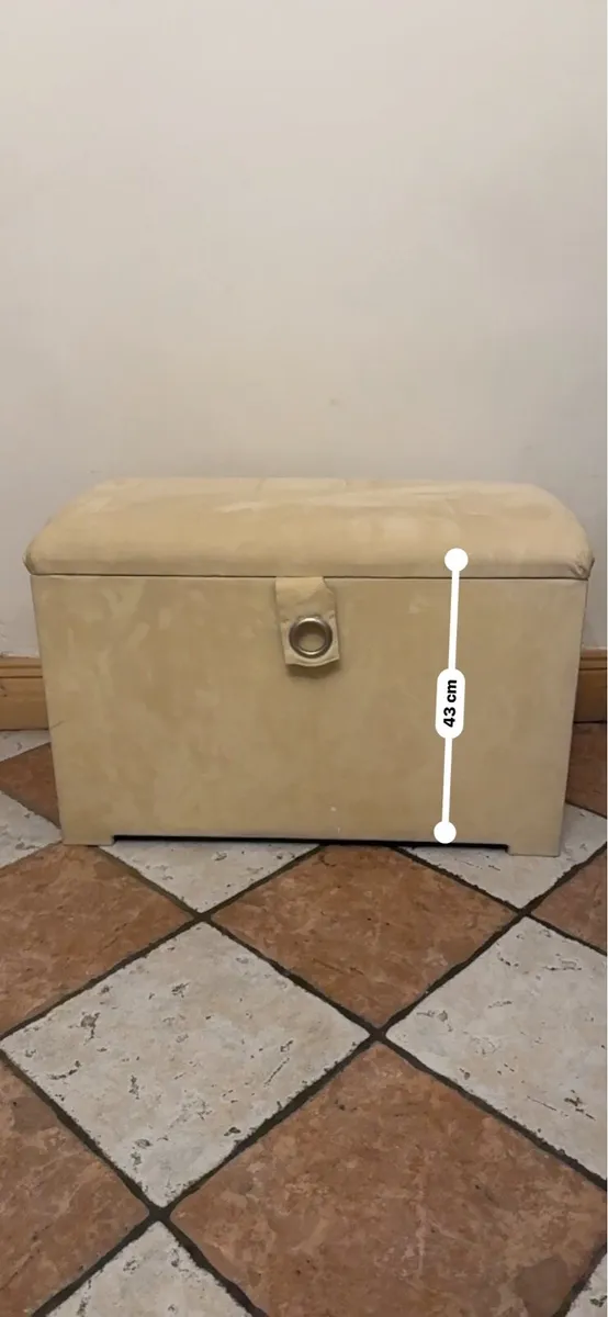 Velvet storage blanket box - Image 3