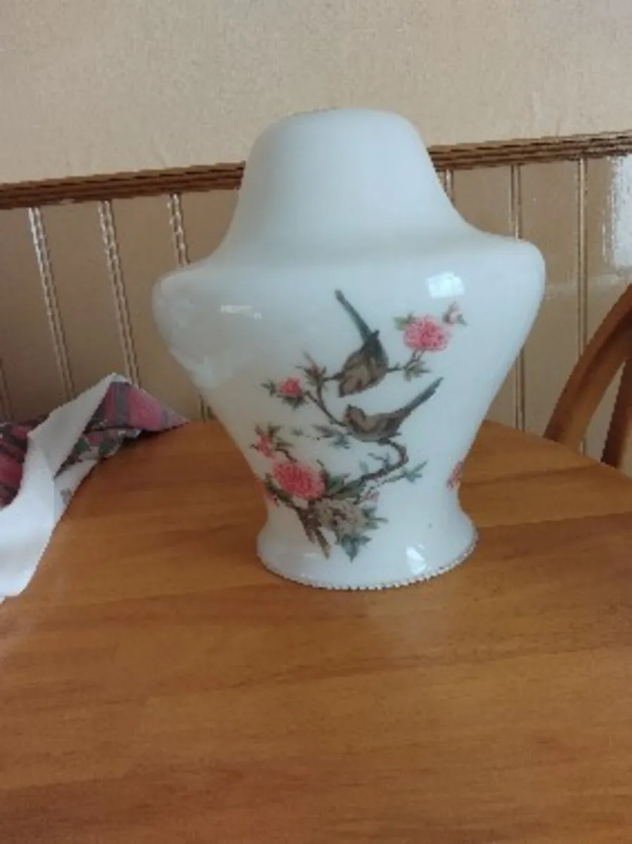 Vintage Milk glass ceiling light shade