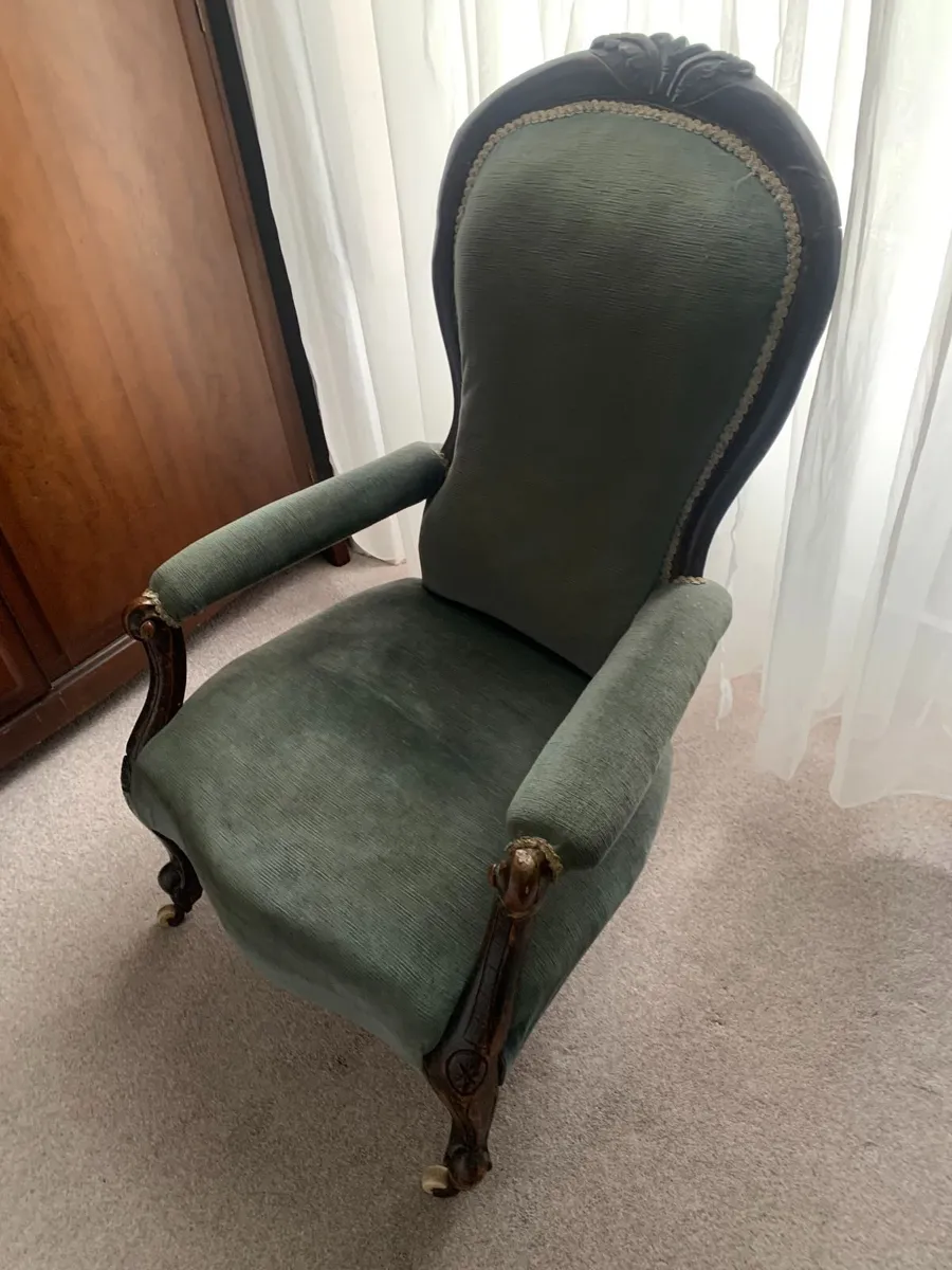 Antique Victorian chair - Image 2