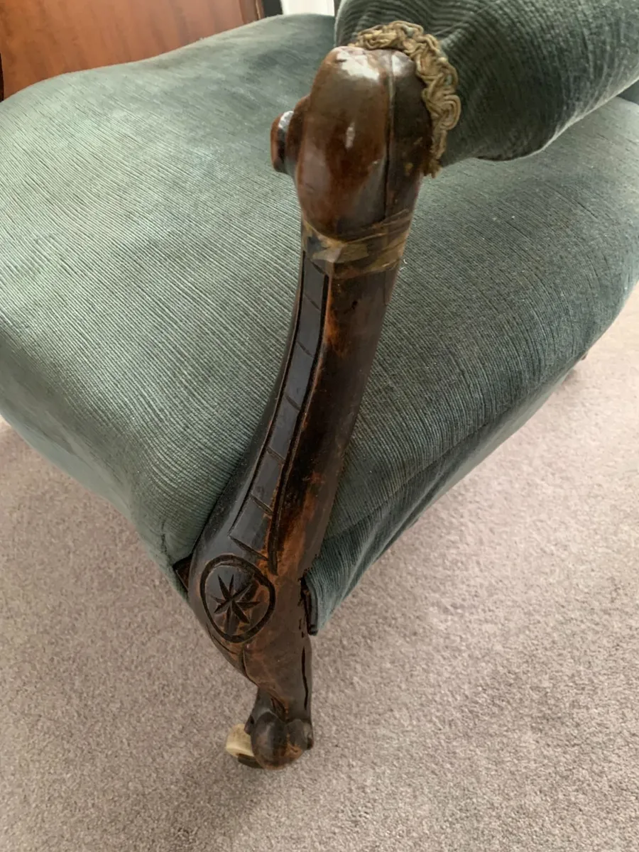 Antique Victorian chair - Image 3