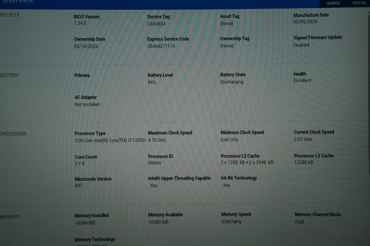 Dell XPS 13 9315 | UHD+ 4K Touch | i7-1250U | 16GB - Image 2