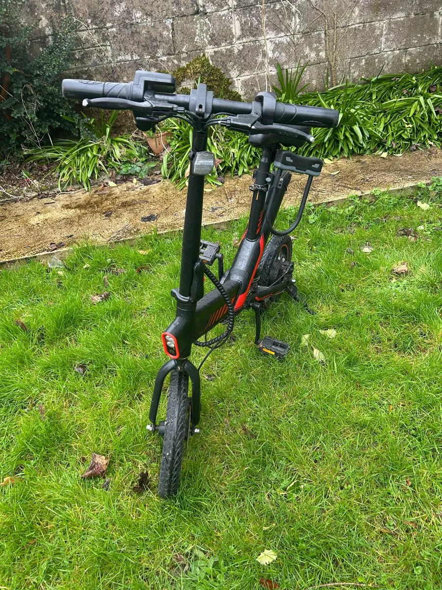 Eletric Bike Red and Black - Image 2