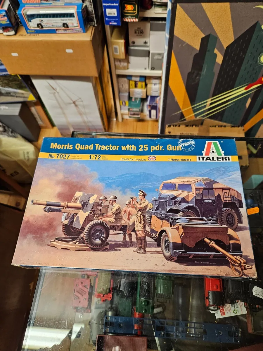 Airfix Italeri British WW2 Quad Limber 25pdr - Image 2