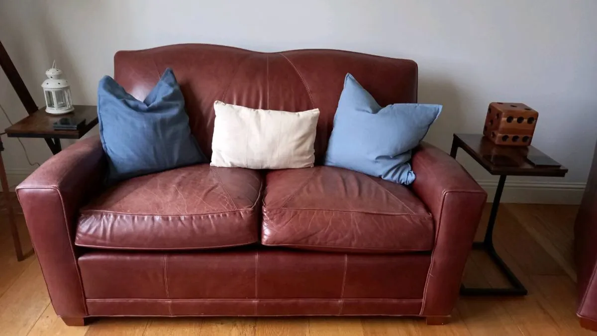 Leather Sofa - Image 1
