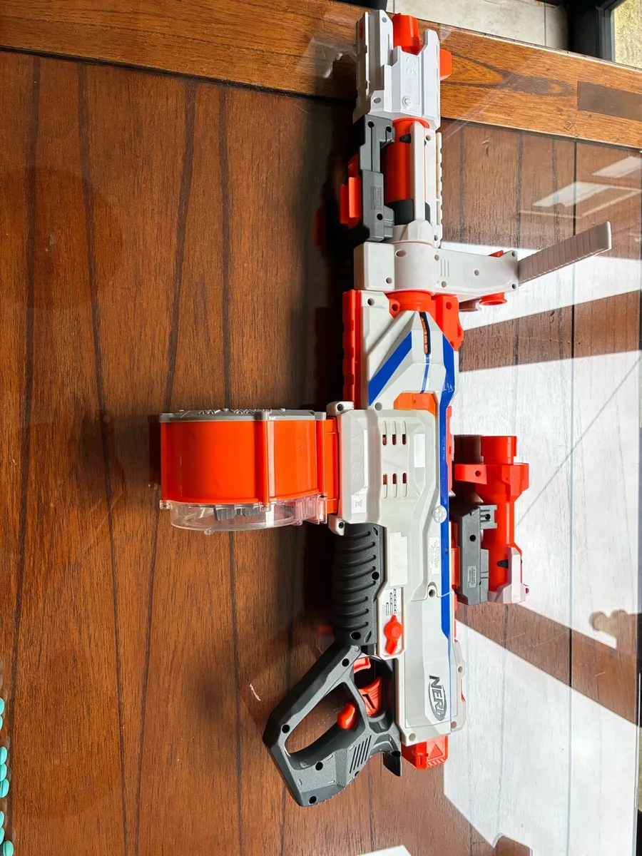 NERF selection - guns, safety vest, ammo - Image 3