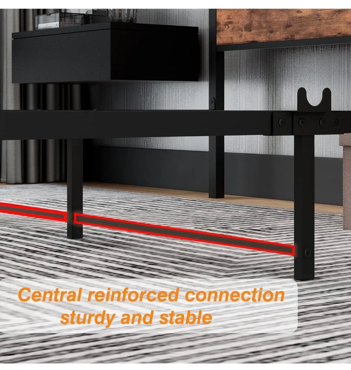 Double Bed Frames with Storage Headboard - Image 4