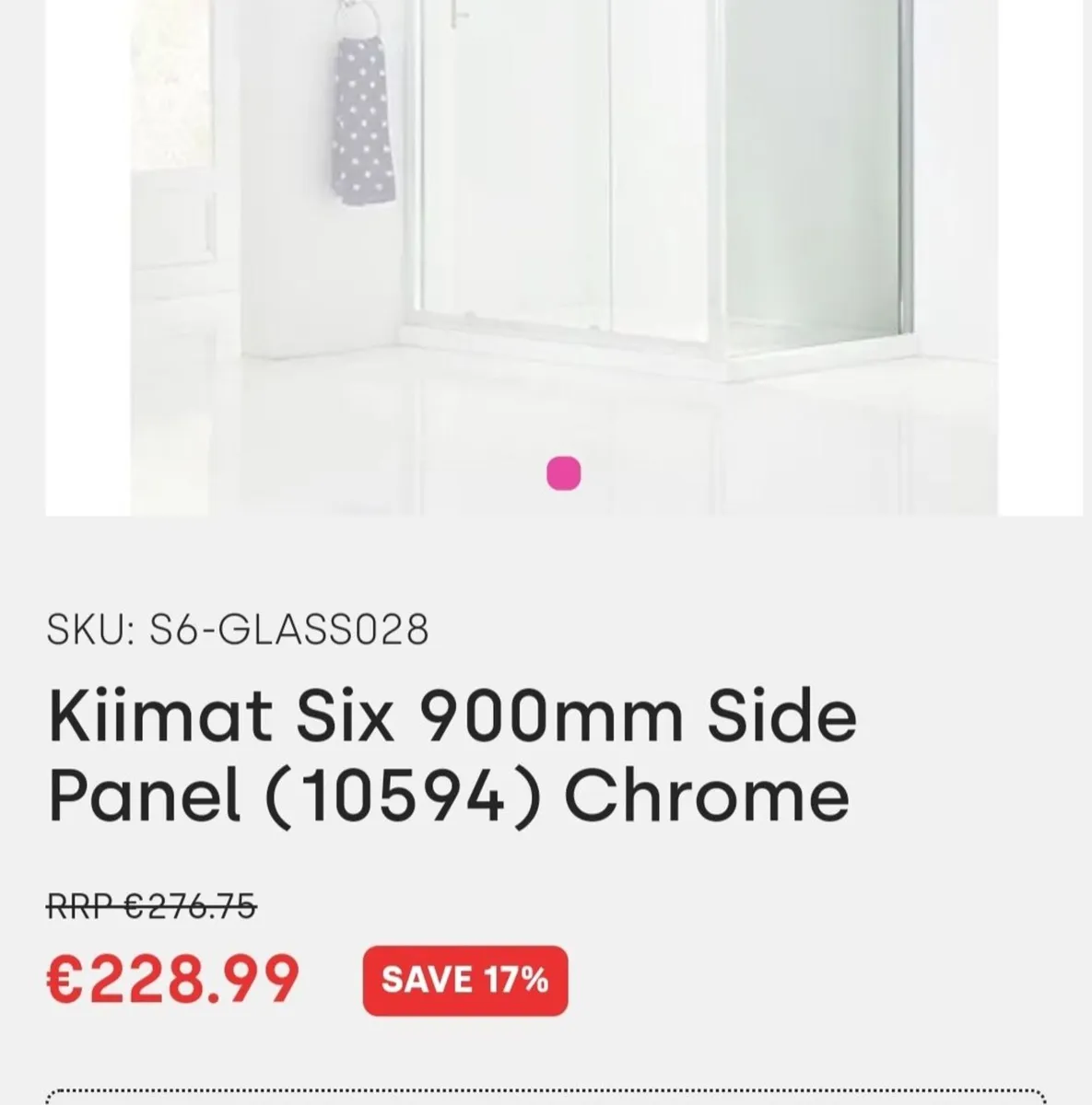 Brand New Bi-Fold Shower Door - Image 4