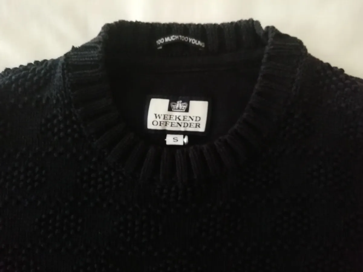 Navy Jumper - Weekly Offender - Too Much Too Young - Image 2