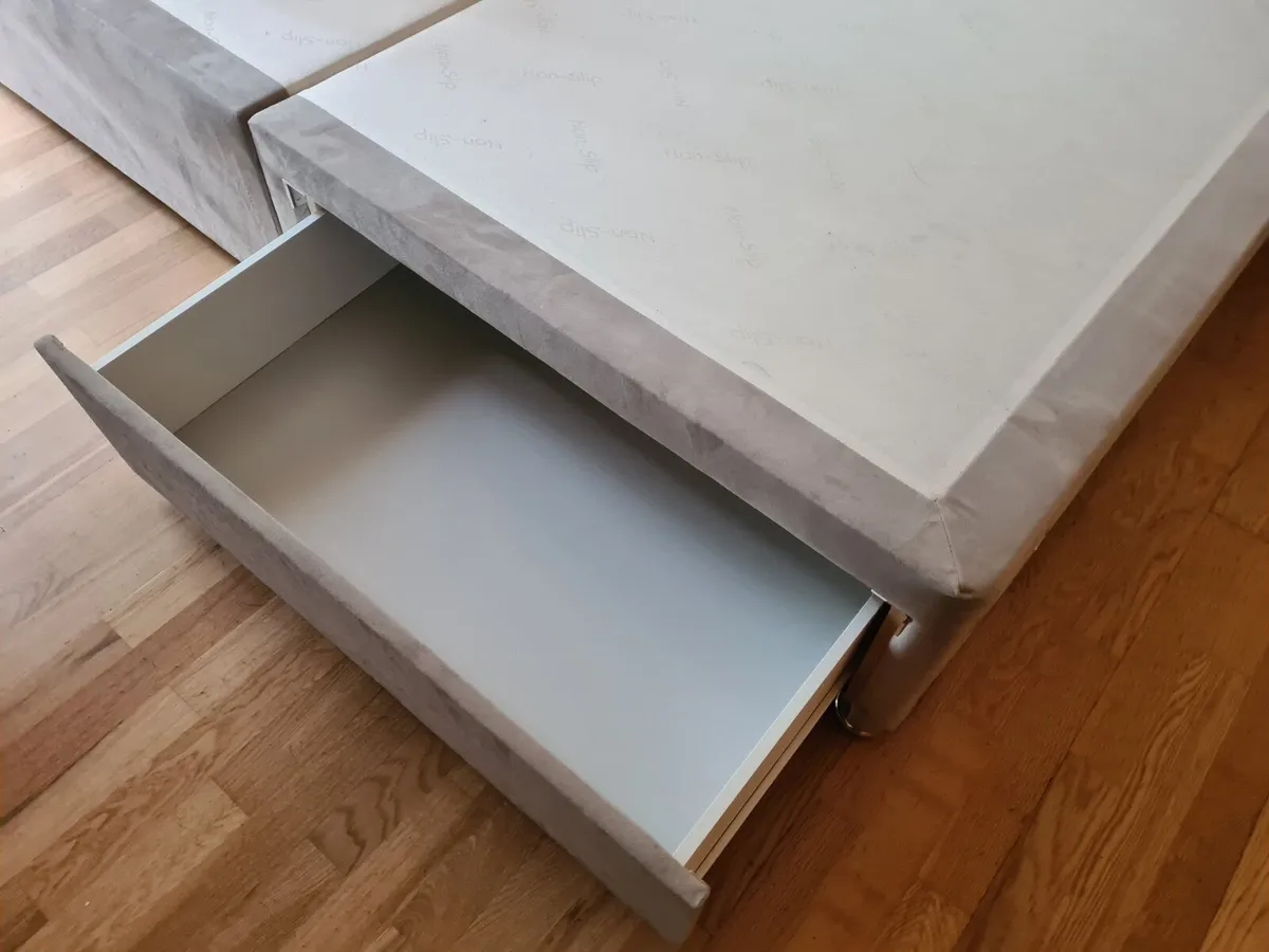 Small Double (4ft) Split-Base Bed & Headboard - Image 4