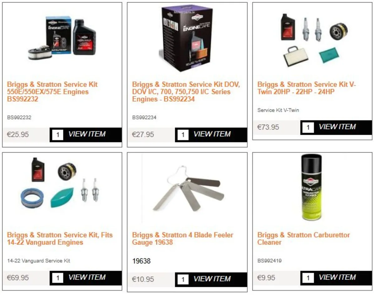 Briggs & Stratton Spare Parts - Image 4