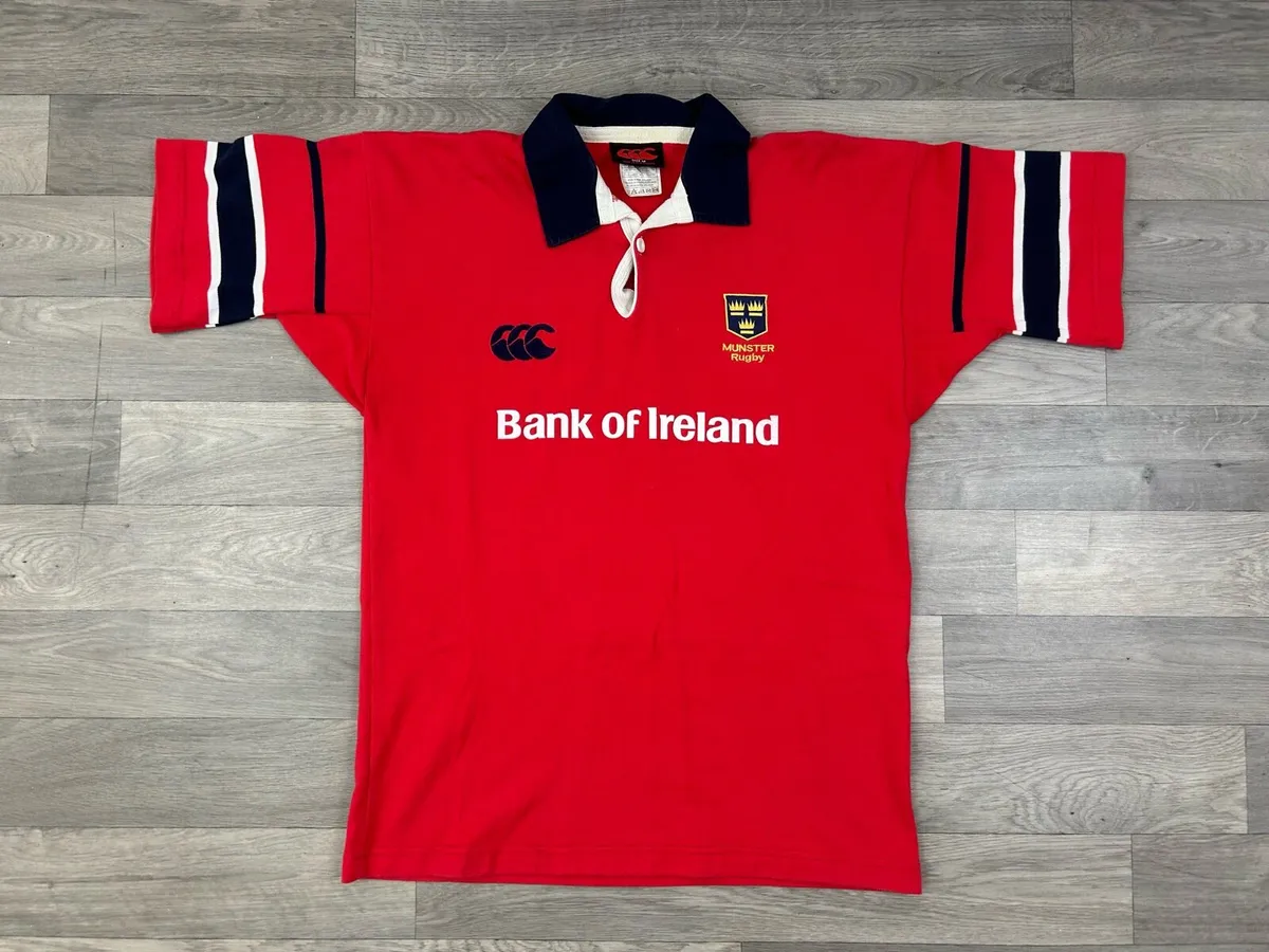 Vintage 2002 Canterbury Munster Rugby Jersey M - Image 1