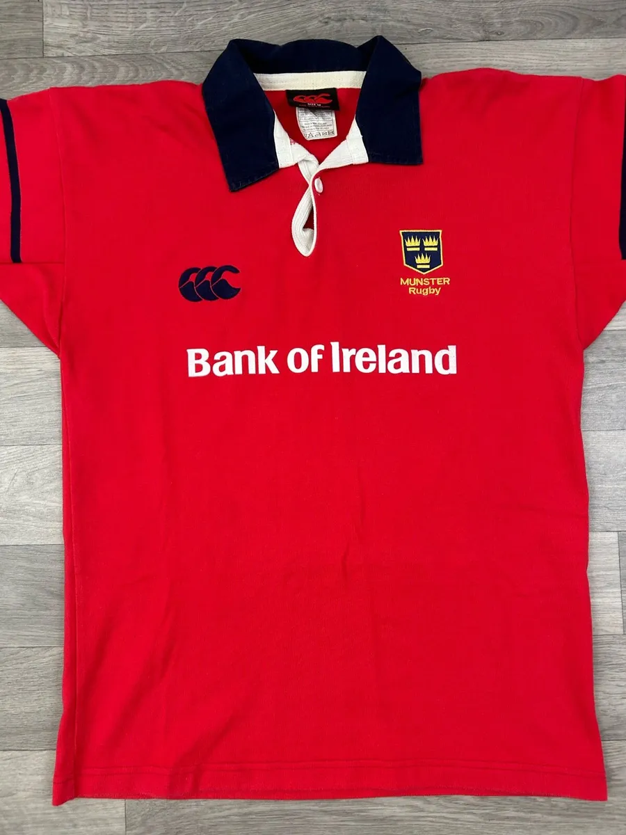 Vintage 2002 Canterbury Munster Rugby Jersey M - Image 2