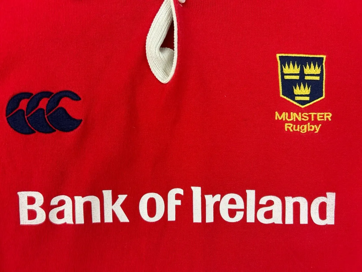 Vintage 2002 Canterbury Munster Rugby Jersey M - Image 3
