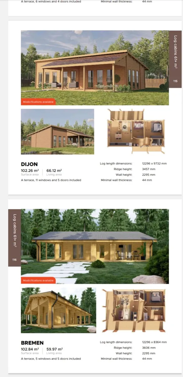 Log cabins - Image 1