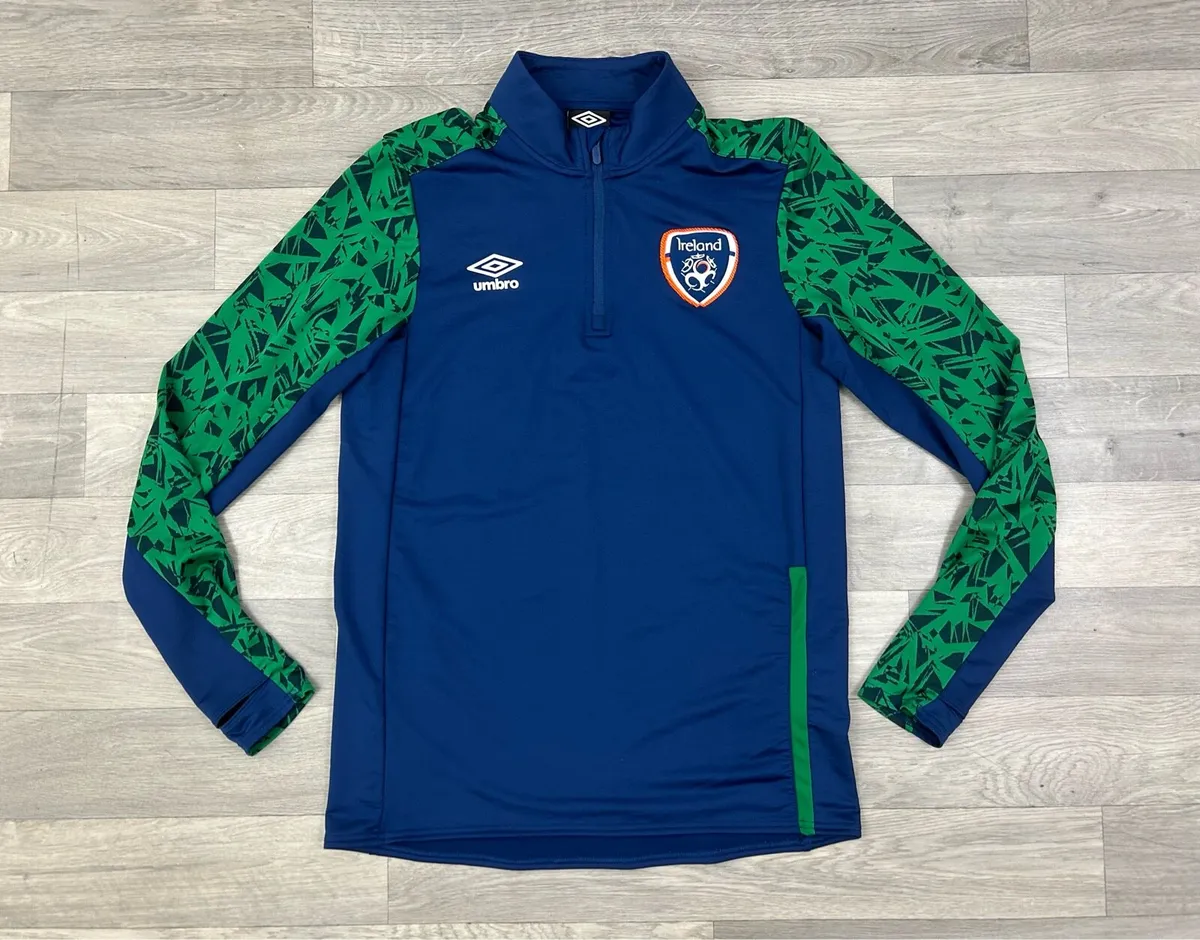 Umbro Ireland Half Zip Jumper Mens Medium - Image 1