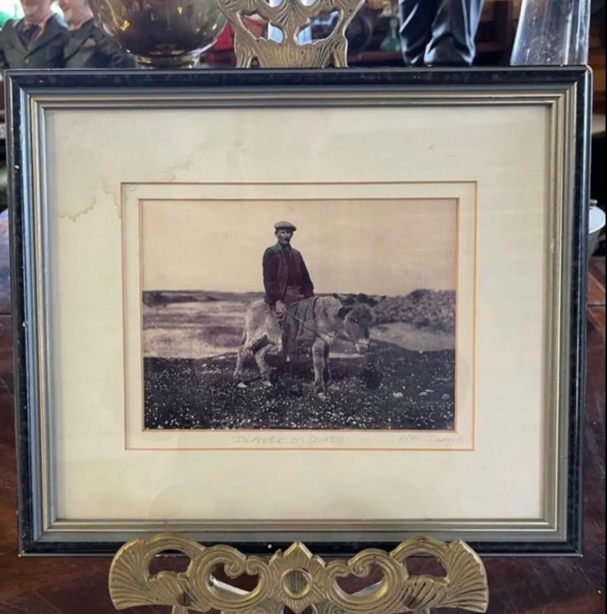 Islander on a donkey - Aran Islands - Image 1