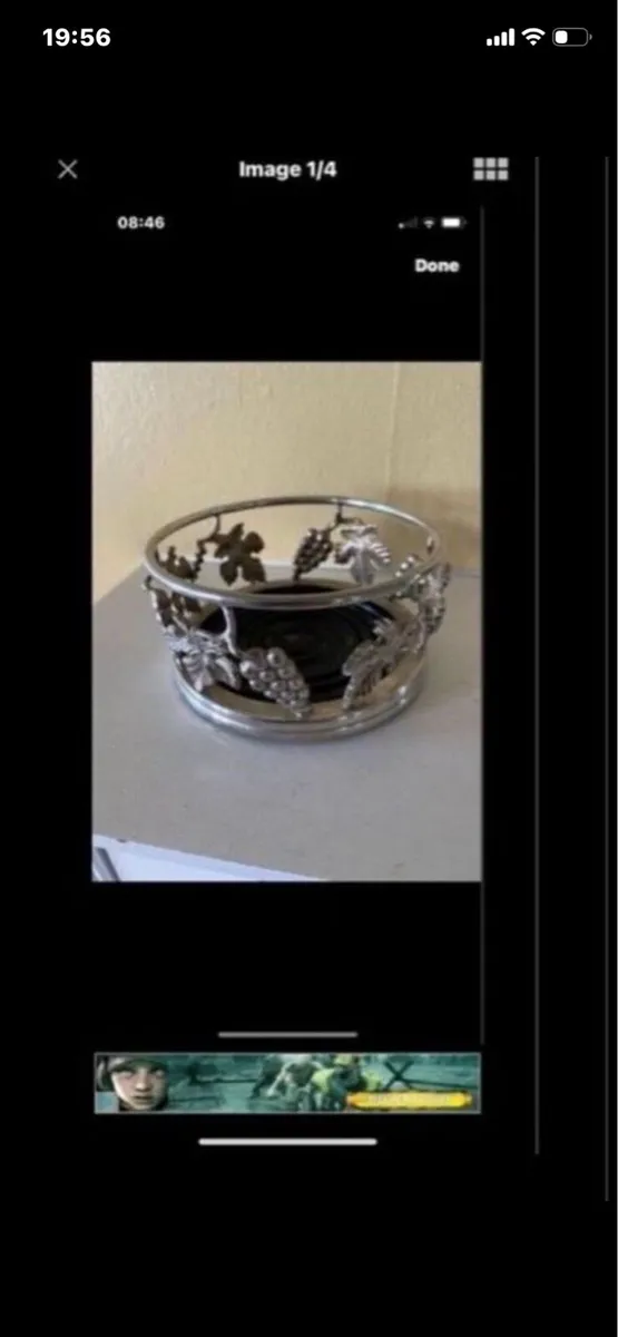 Vintage Wine Bottle Coaster - Image 1