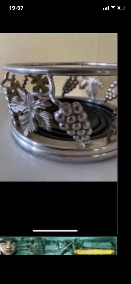 Vintage Wine Bottle Coaster - Image 2