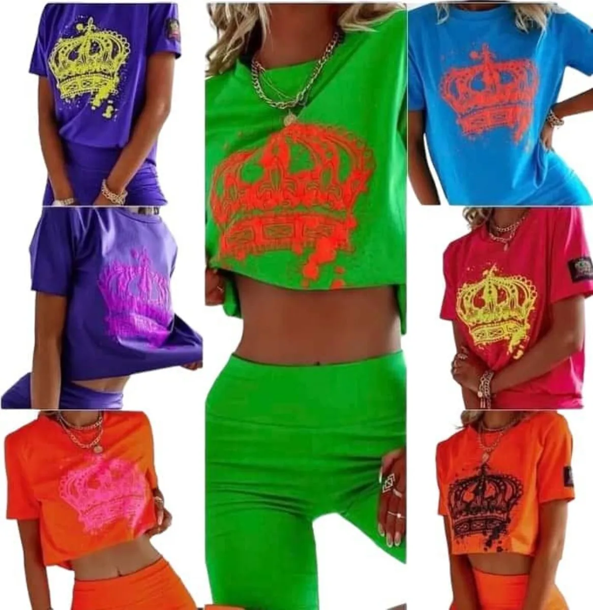 Short sleeve top, shorts uni - Image 1