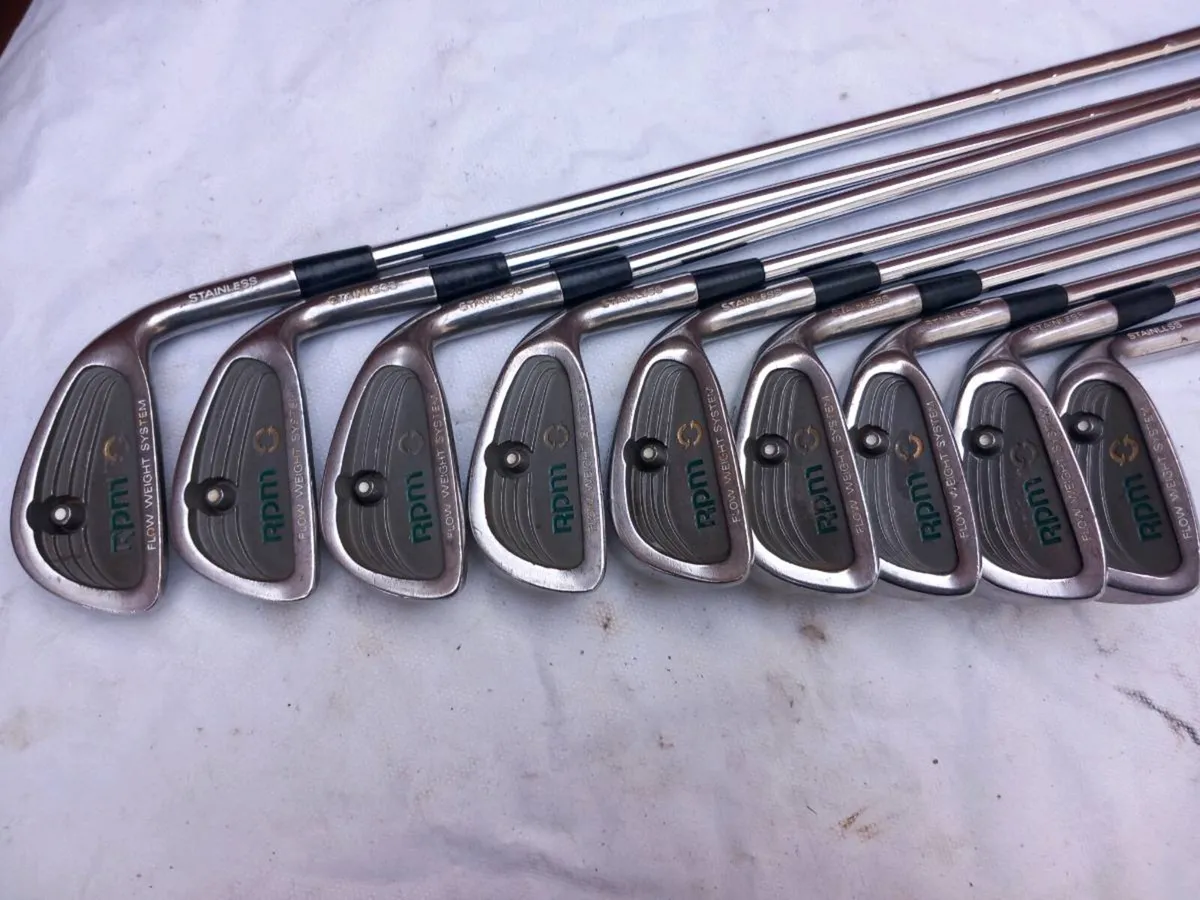 Full set of McGregor Golf irons. Right handed club - Image 2