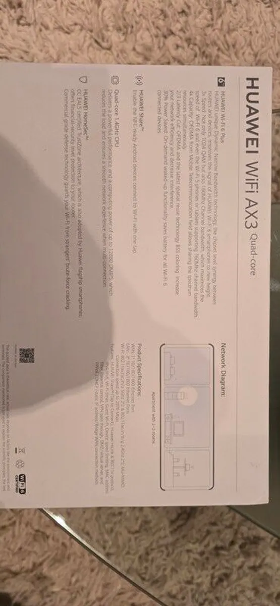 Wifi 6 Plus  Huawei Ax3 Quad Core - Image 3