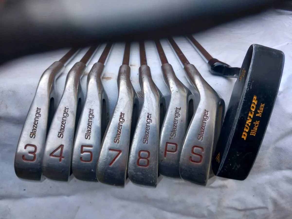 Slazenger Golf irons.  Right handed clubs - Image 1