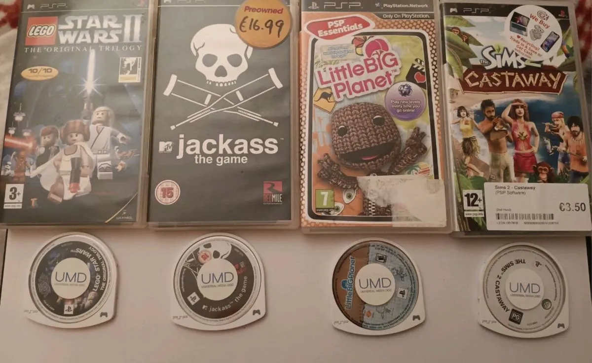 PSP Console, Games, Films and Accessories Bundle - Image 3