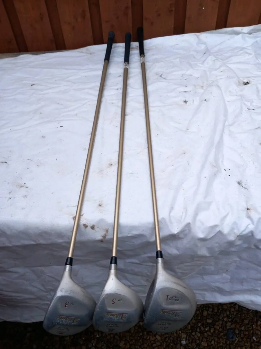 Knight allante golf driver and woods. - Image 4