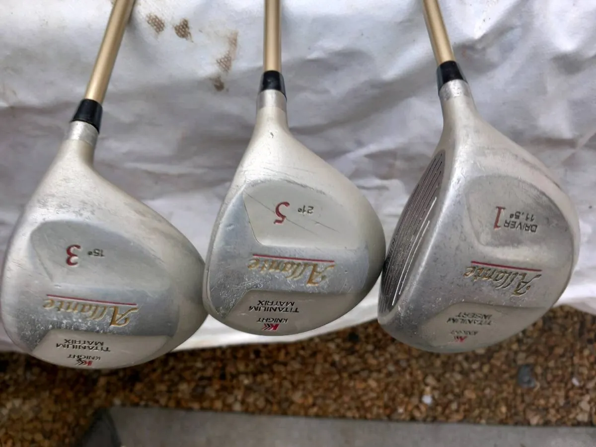 Knight allante golf driver and woods. - Image 1