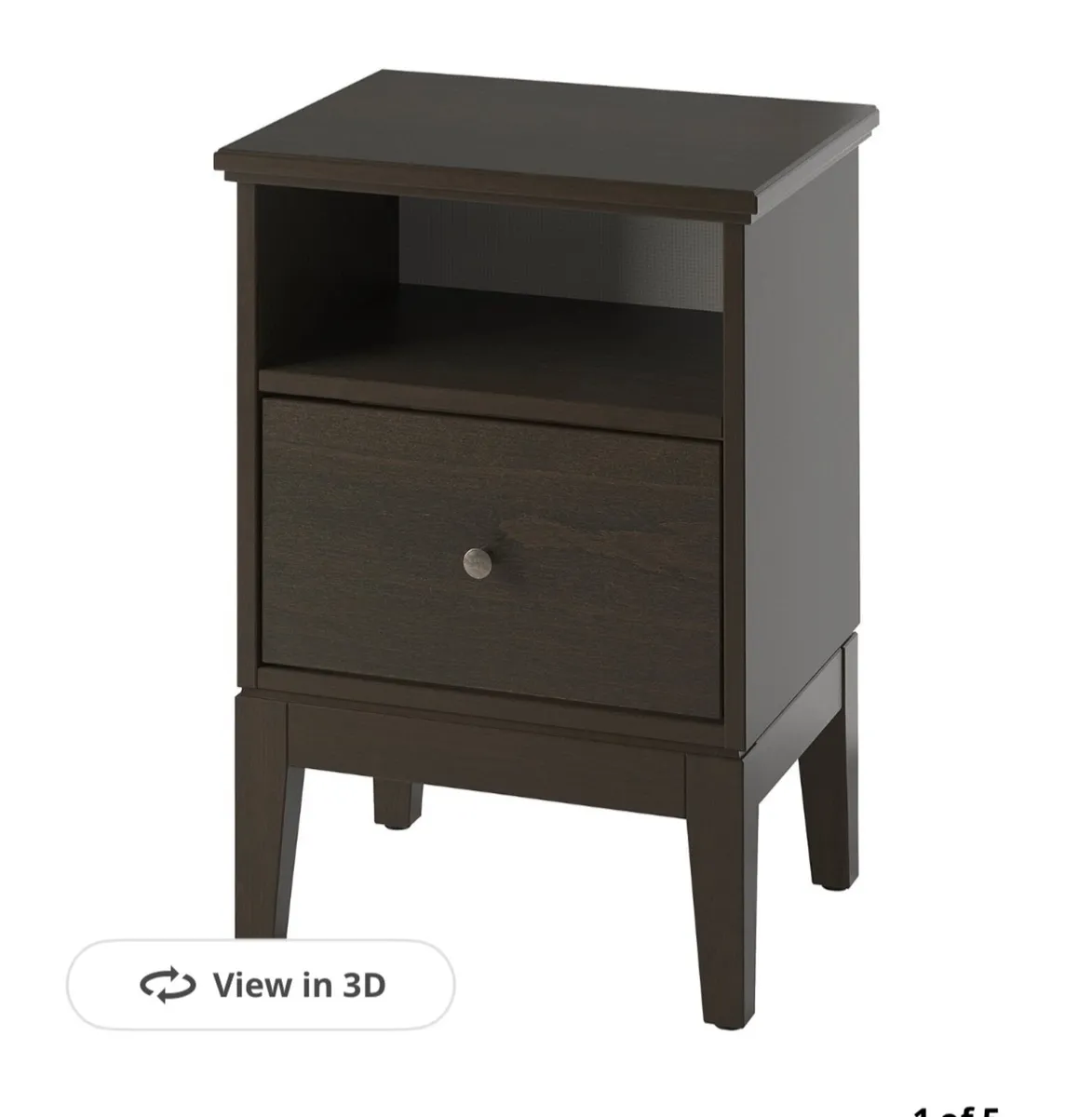 Solid bedside table x2 - Image 1