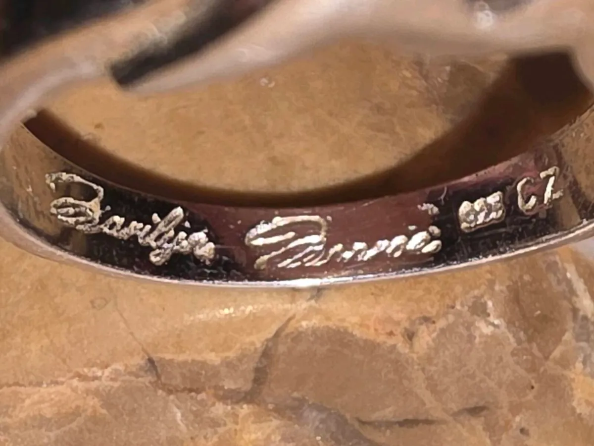 MARILYN MONRIE, 925 Silver Signed New Signet Ring - Image 4