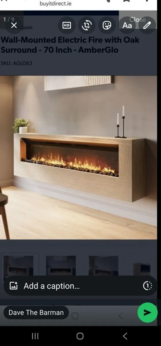 electric fire - Image 1