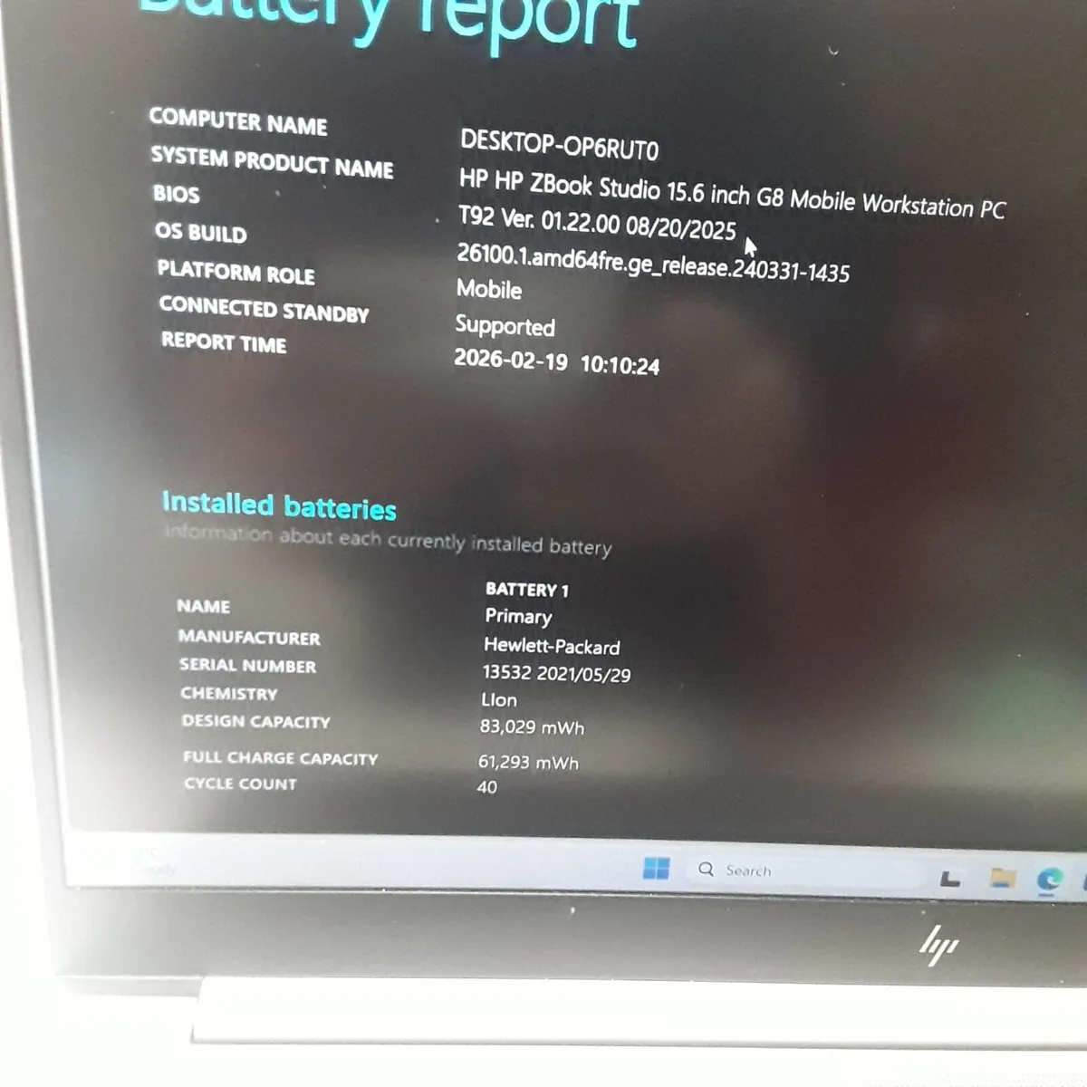 HP ZBook Studio G8 rtx A2000 4gb | 32gb | 1tb SSD - Image 3