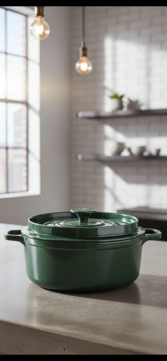 French cast iron pot