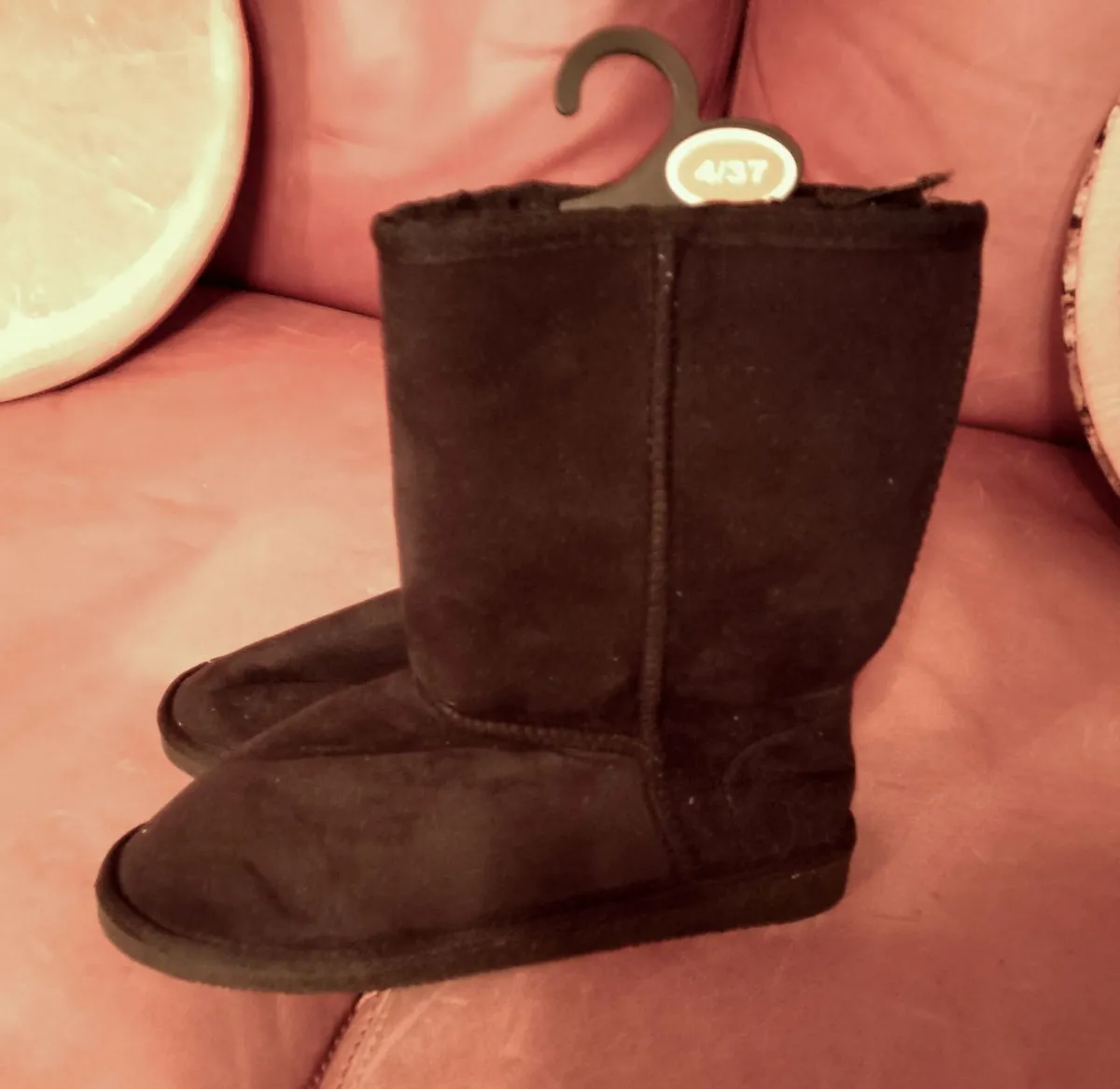 Faux Fur Lined Boots 4 Uk, 37 Euro (brand New). - Image 4