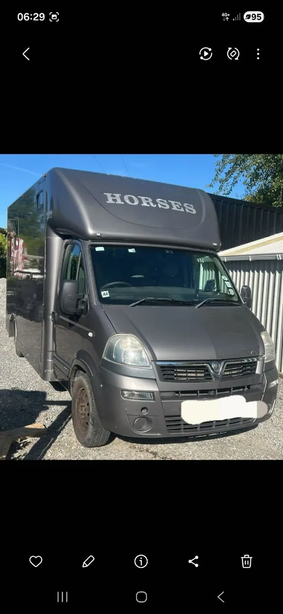 Horse lorry  vauxhall movano - Image 4