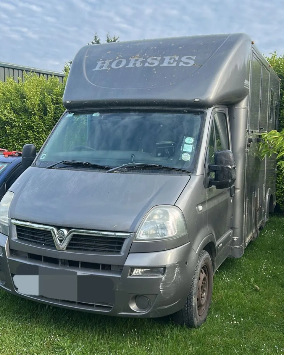 Horse lorry  vauxhall movano - Image 1