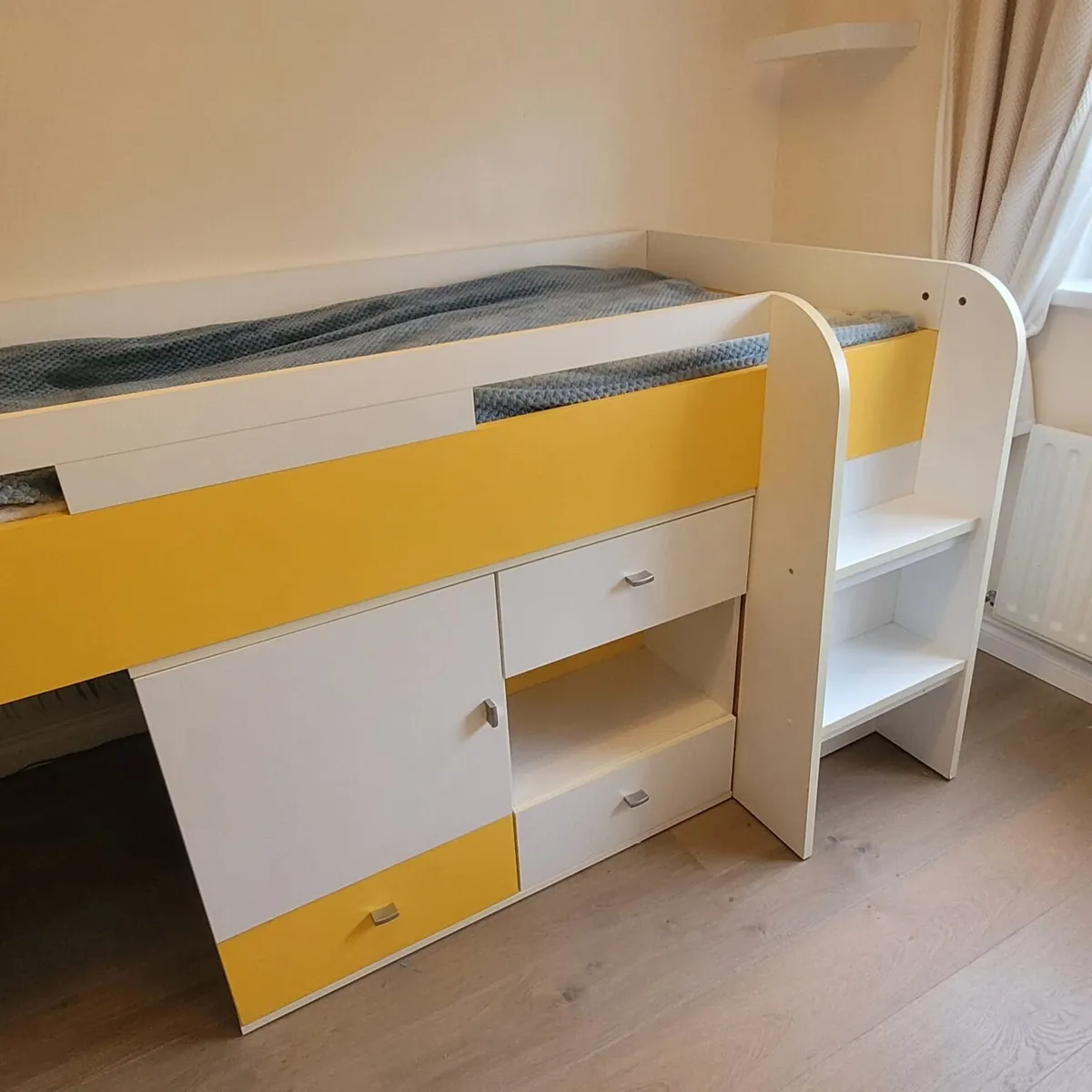 High sleeper with desk and storage - Image 1