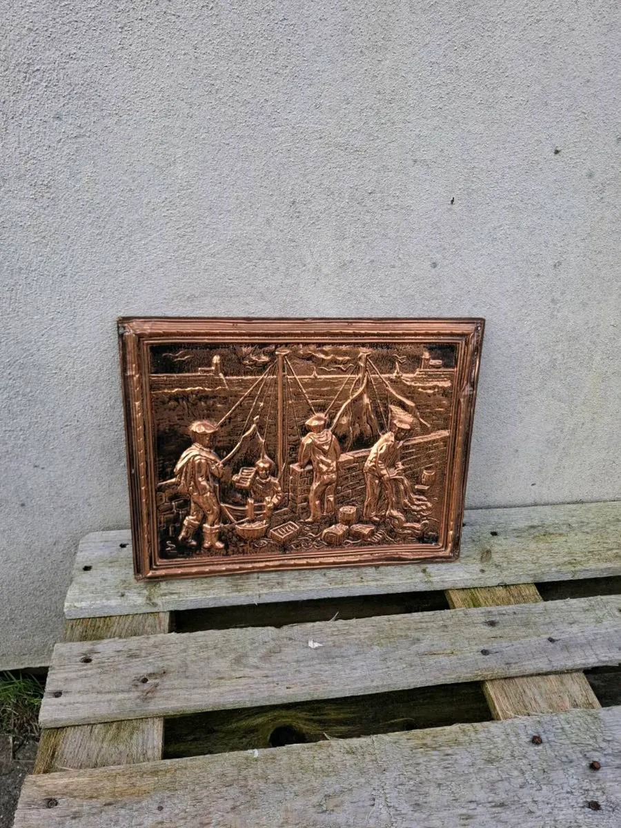 Copper decorative frame postage possible - Image 1