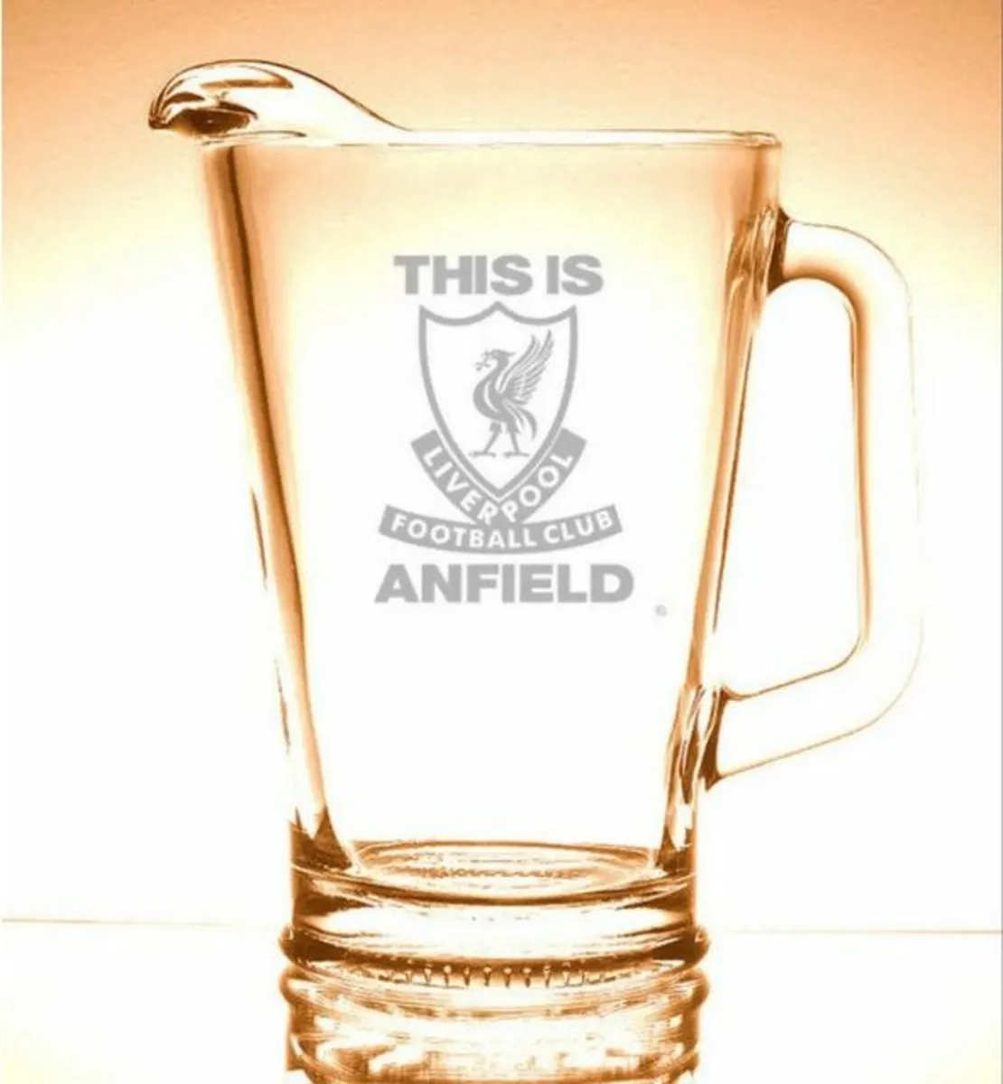 Large Vintage Glass Football Club Pitchers - Image 3