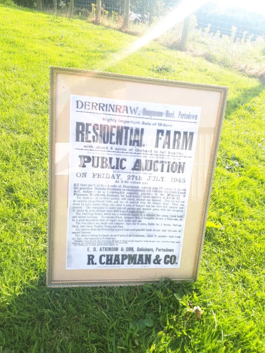 1945 Public Auction Notice - Image 3