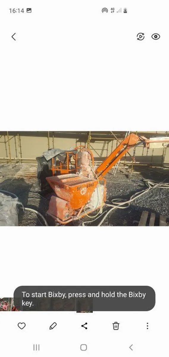 G5 plastering machine - Image 1