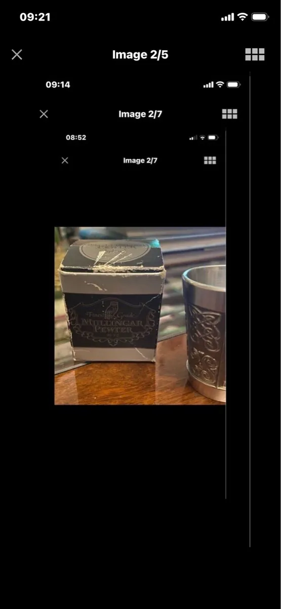 Mullingar Pewter Celtic Whiskey Shot Measure - Image 2