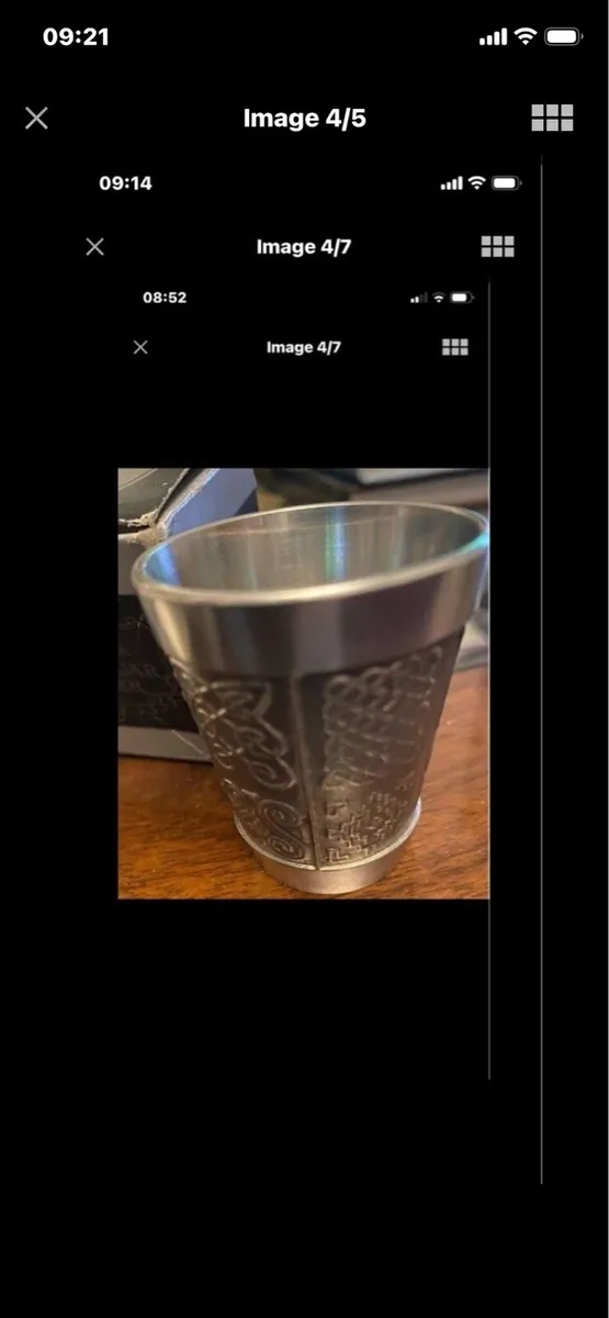 Mullingar Pewter Celtic Whiskey Shot Measure - Image 4