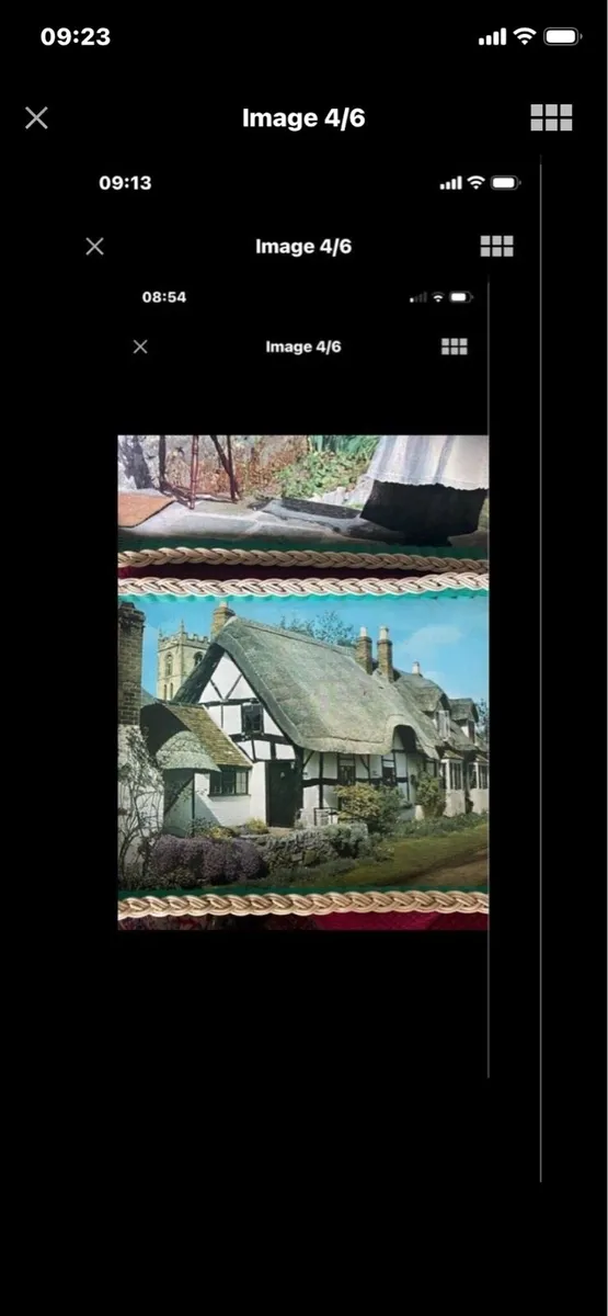 Vintage Hand Crafted Tray Set - Image 4