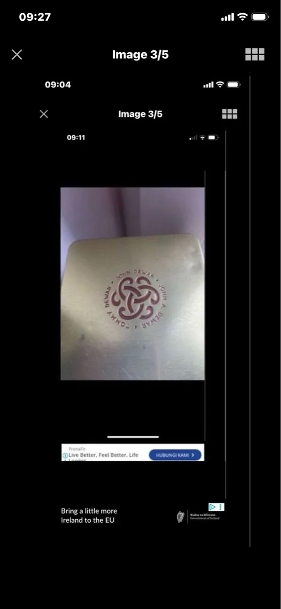 Dewars 15 yrs aged Metal Display Box - Image 3