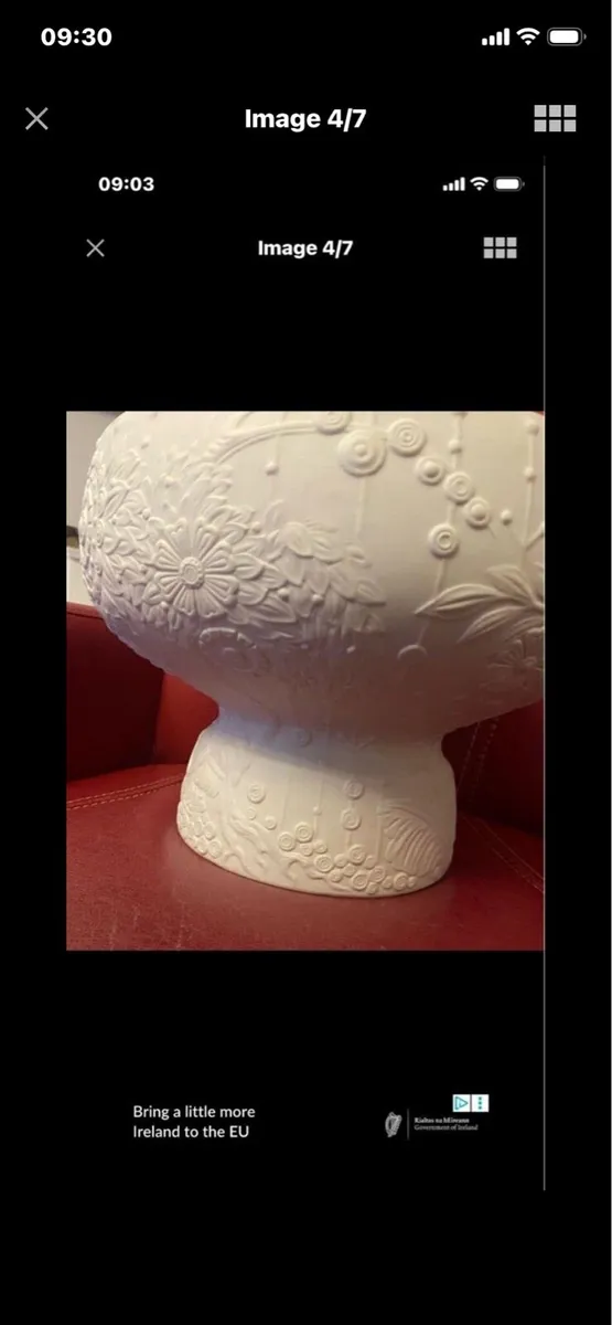 Rare & Retired Lladro Large Pastoral Vase - Image 4