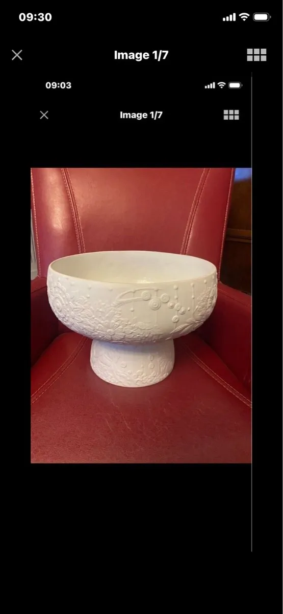 Rare & Retired Lladro Large Pastoral Vase - Image 1