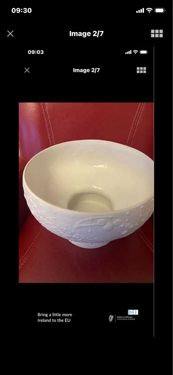 Rare & Retired Lladro Large Pastoral Vase - Image 2